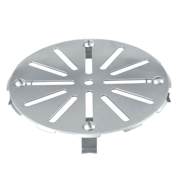 Sioux Cheif Sioux Chief Gripper 7-1/4 in. Chrome Round Stainless Steel Floor Drain Cover 847-7 - main